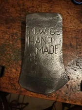 M.W.H. Co Marshall Wells Hardware Hand Made Single Bit Axe
