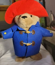 Paddington Bear Yottoy Plush Stuffed Toy Teddy Red Hat 16” Blue Coat 