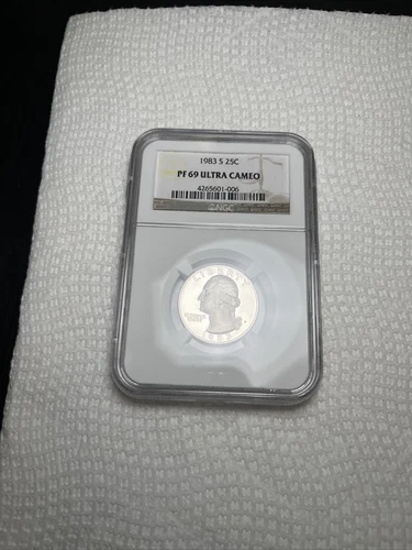 1983 S Washington Quarter PF69 Ultra Cameo NGC Certified