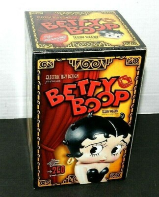 betty boop little black dress BETTY BOOP ELECTRIC TIKI SIDESHOW LITTLE BLACK DRESS COA NEW SEALED/TAPED
