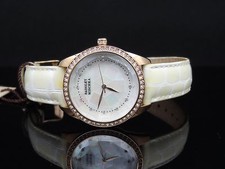 Badgley Mischka BA/1334WMRG Women's Swarovski Crystal Mother of Pearl Watch $225
