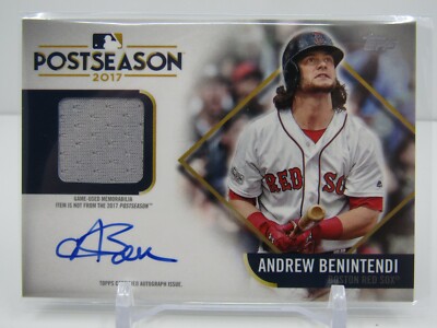 【1枚限定】ANDREW BENINTENDI AUTO PATCH 1枚限定】ANDREW BENINTENDI AUTO PATCH 【公式通販】