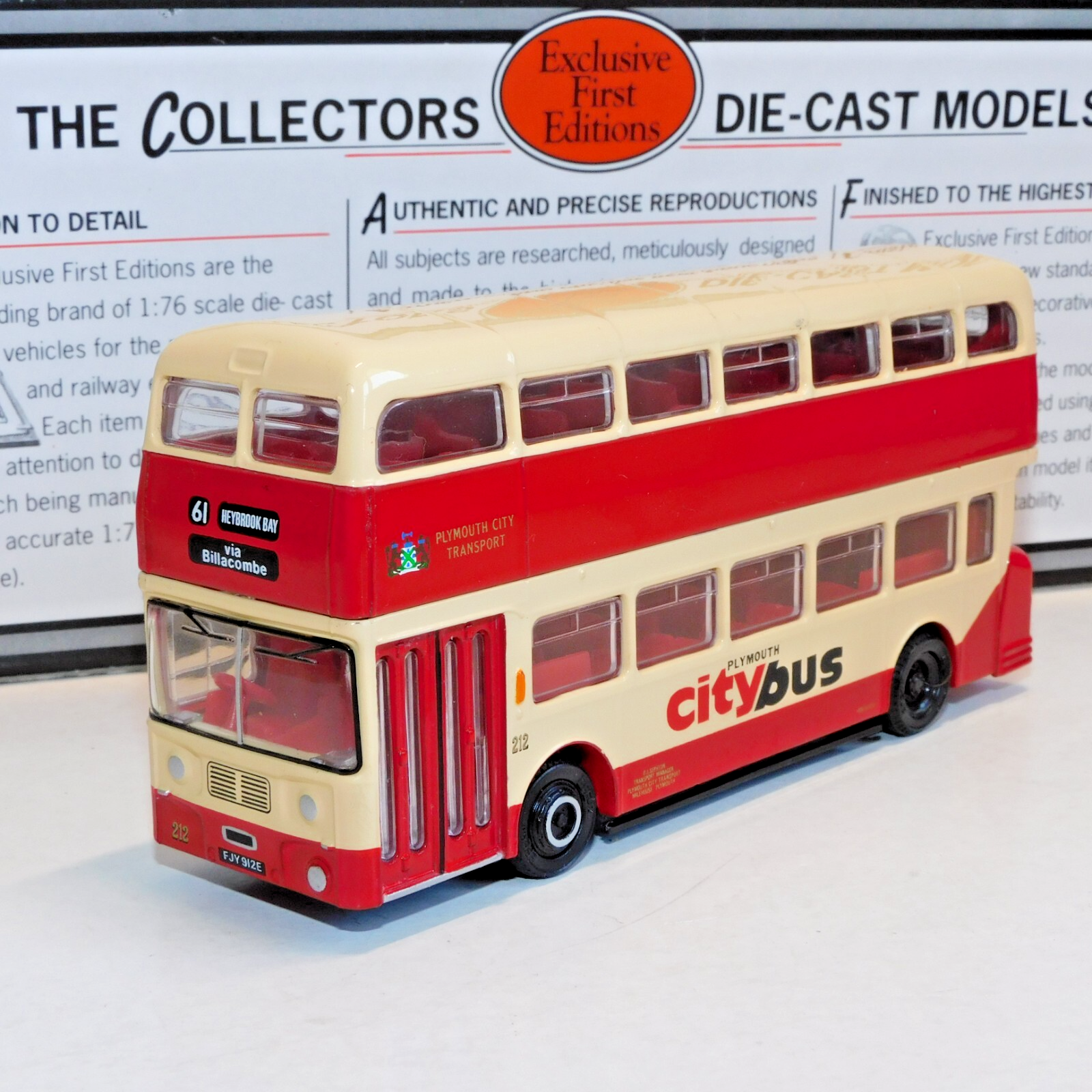 EFE MCW LEYLAND ATLANTEAN PLYMOUTH CITYBUS ROUTE 61 HEYBROOK BAY 1/76 24703