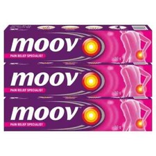 Moov Fast Pain Relief Cream with Nilgiri Oil 50g Pack of 3 Ayurvedic Ointment