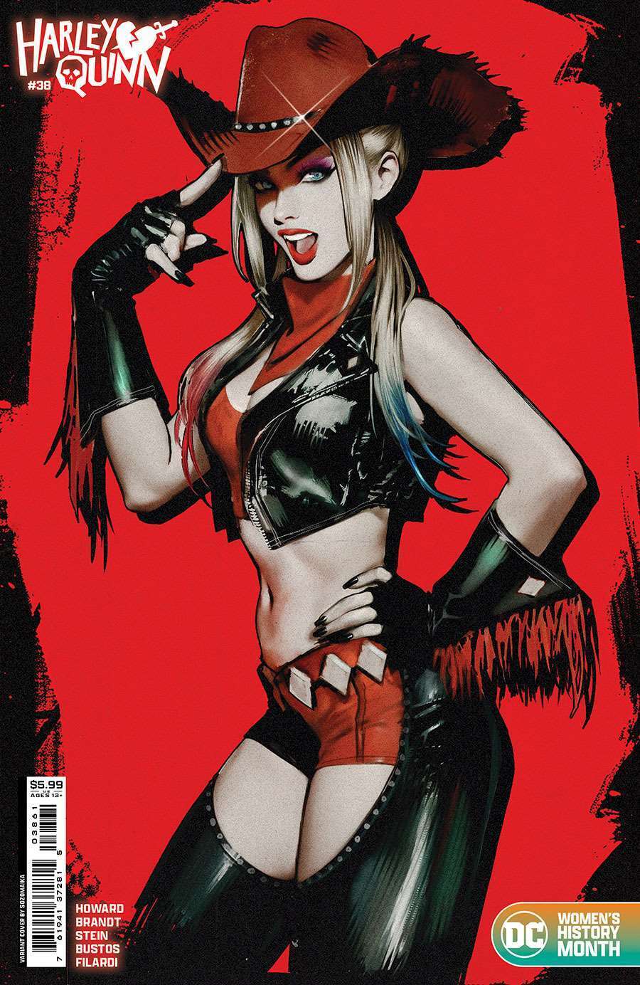 Harley Quinn (4th Series) #38F VF/NM; DC | Women's History Month Sozomaika - we