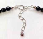 HSN Jay King Sterling Silver Black Chalcedony and Lion Stone Necklace — photo 4