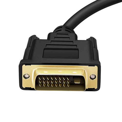 Displayport na kabel DVI wtyczka DP > DVI-D 24+1 wtyczka kabel adapter 1,8m PC - Zdjęcie 3 z 10