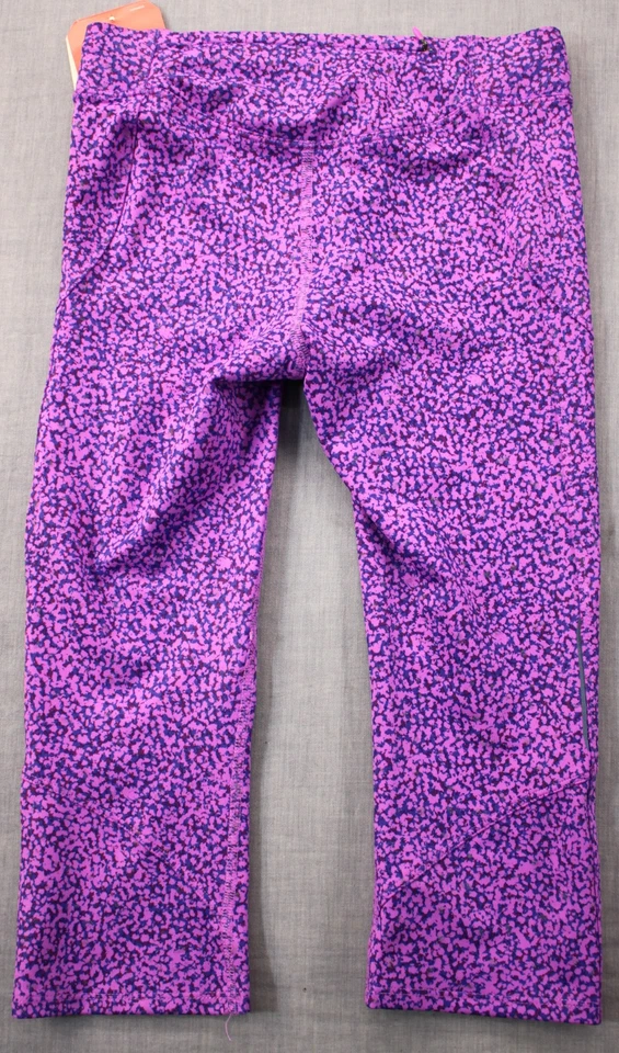 North Face Flashdry Women's Sweet Violet Splash Motus Capris Tights NWT XS $70 - Image 4 of 4
