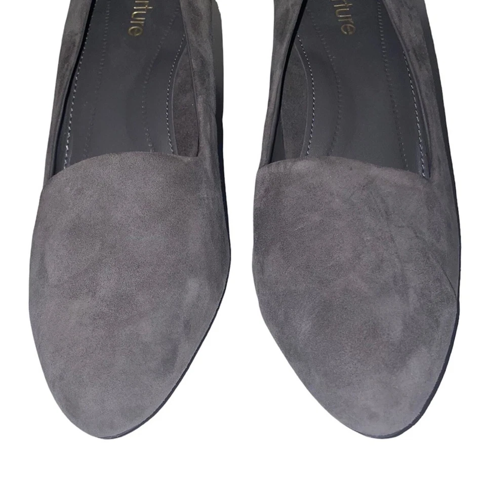 Zapatos de tacón de gamuza gris Nurture talla 7,5 Foto 4 de 4