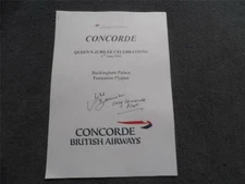 British Airways Concorde Red Arrows Flypast Plan Queen's Jubilee June 2002 Copy