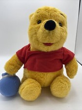 1994 Walt Disney Company Vintage Winnie the Pooh 13" w/ Blue Honey Jar Plush Toy