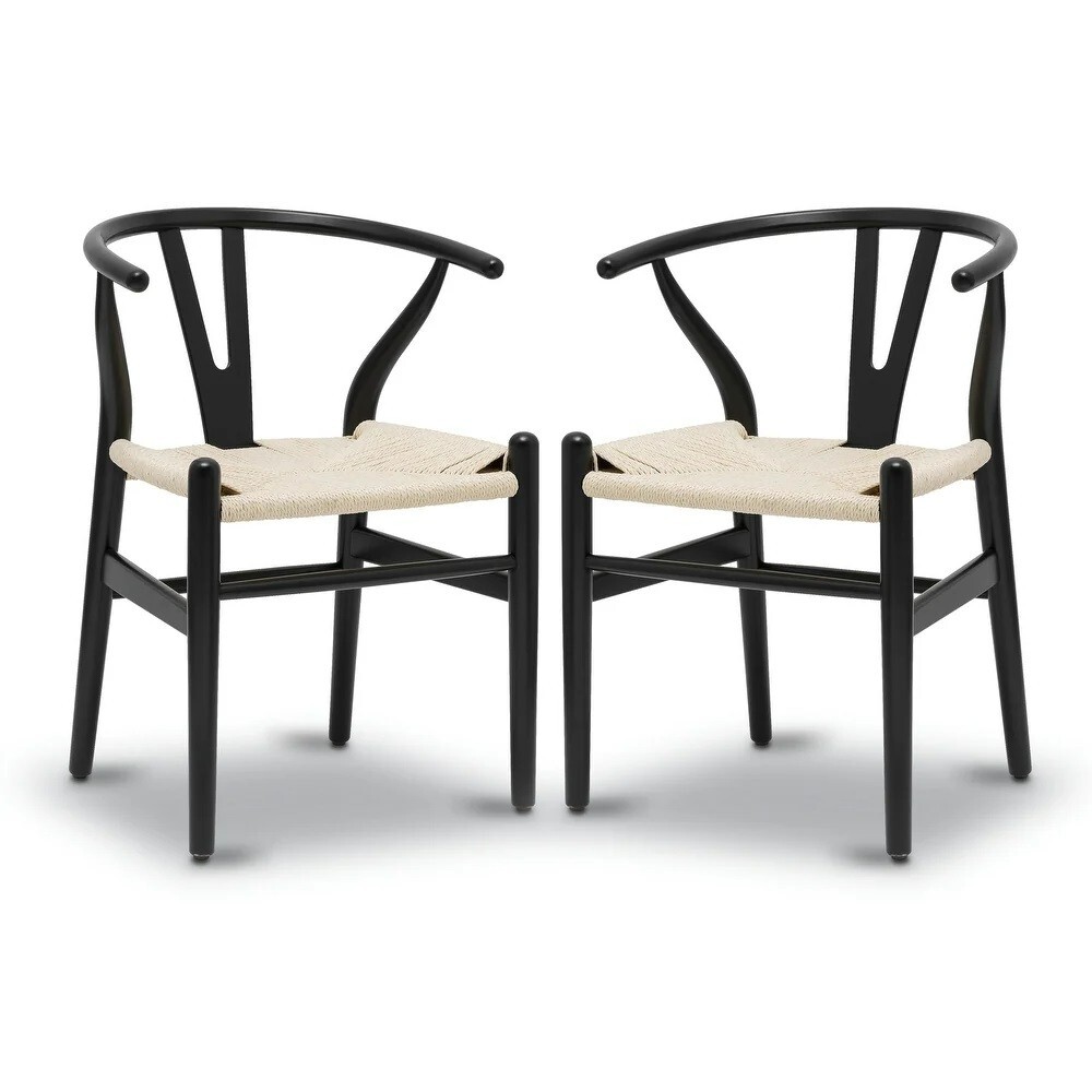 Rope Weave Dining Modern Weaving Accent Seat Woven Kitchen N