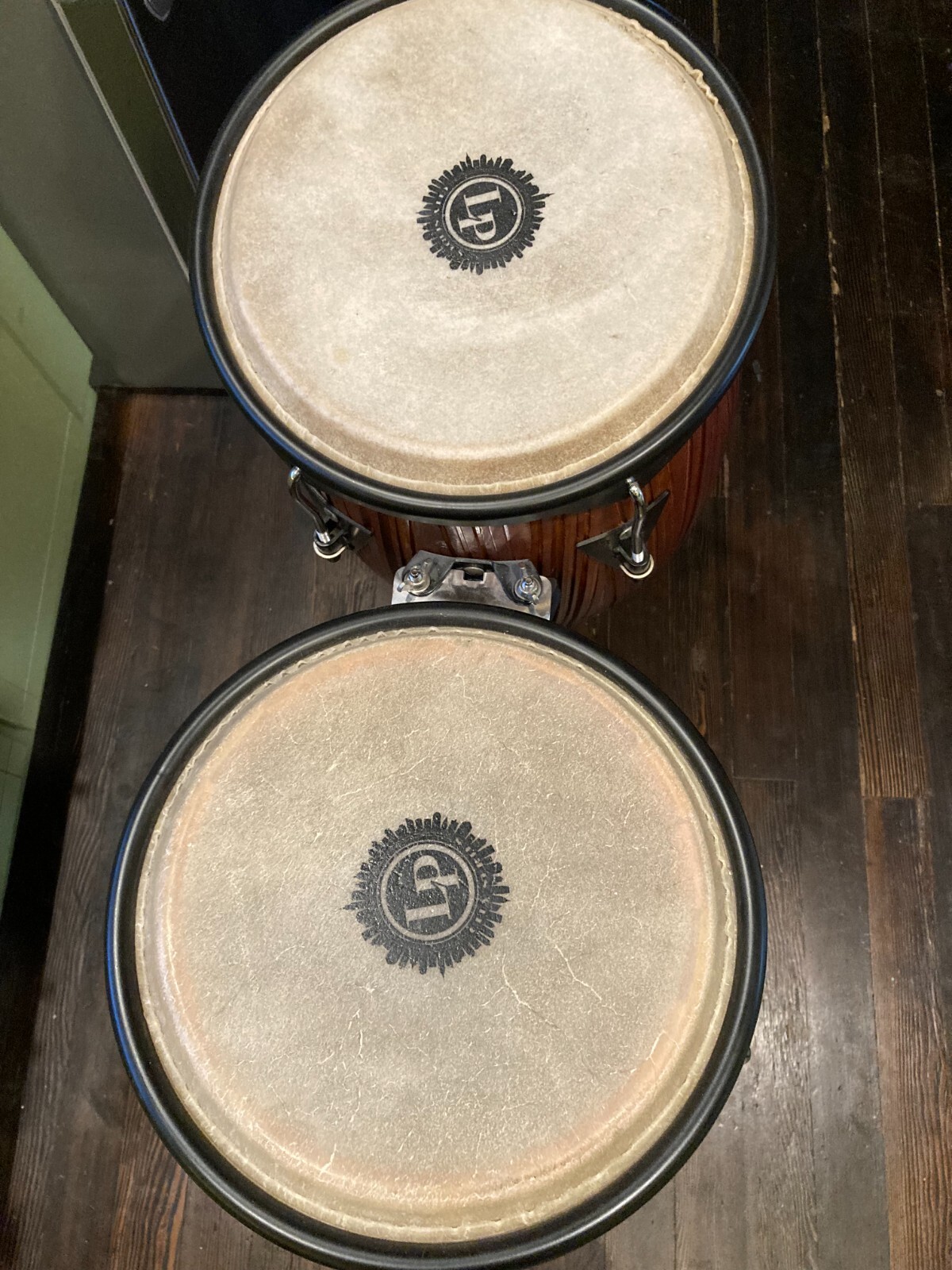 Latin Percussion City Series Wood Conga Set with stand Carved Mango eBay