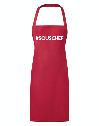 #SousChef Hashtag Sous-Chef Apron Baking Cooking Gift - Picture 15 of 20
