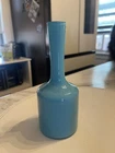 VINTAGE MURANO ART GLASS BLUE VASE GORGEOUS FLAWLESS