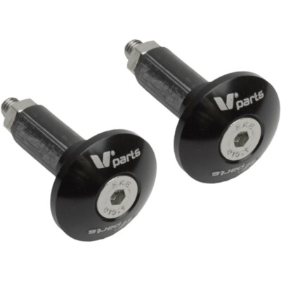 V-PARTS Lenkerendenschutz Ø12-18mm schwarz V PARTS ASOT-287-VPARTS-BK bar end