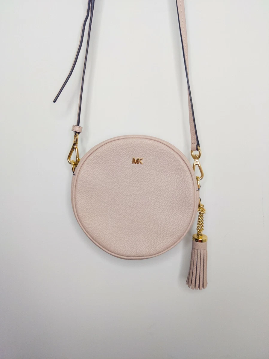 Michael kors pebbled leather canteen cheap crossbody