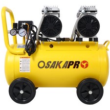 2.5 HP Silent Air Compressor 13 Gallon Oil-Free Electric Shop Air Compressor New