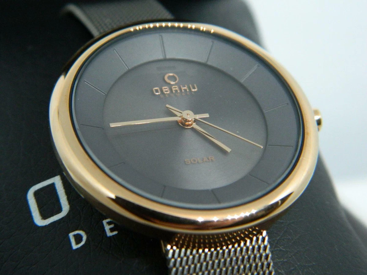 Obaku solar shop watch