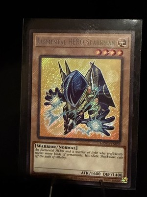 Yugioh Elemental HERO Sparkman MZMU-EN059 Secret Rare 1st Edition NM