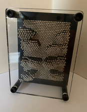 Retro 3D Pin Art Impression Toy Game Gadget 5" x 4"