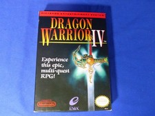 NES Dragon Warrior IV - CIB NO GAME - Super Nice
