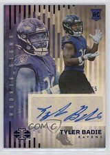 2022 Panini Illusions Rookie Signs Blue 65/75 Tyler Badie #RS-TB Auto 16wc