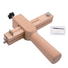 Wooden Belt Cutter Adjustable Cutting Tool for Leather Craft Handmade DIY2279