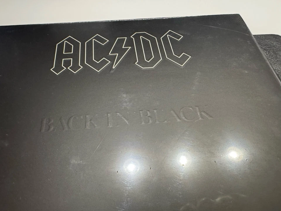 AC DC Back in Black - White & Black Vinyl Record 2024 50th Anniversary - NEW - Bild 4 von 4