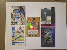 NFL Lot. Gold Legend Auto /10 (Rudi Johnson) Hurts Jersey /60, Skattebo, Amon Ra
