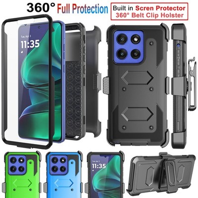 For Motorola Moto G Stylus 5G 2025 2024 Case Clip Holster Phone Cover + Screen