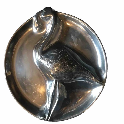 Mariposa Brillante Stork Bird Sea Serving Platter Made in Mexico 14 Dis X 2.25” - Picture 9 of 13
