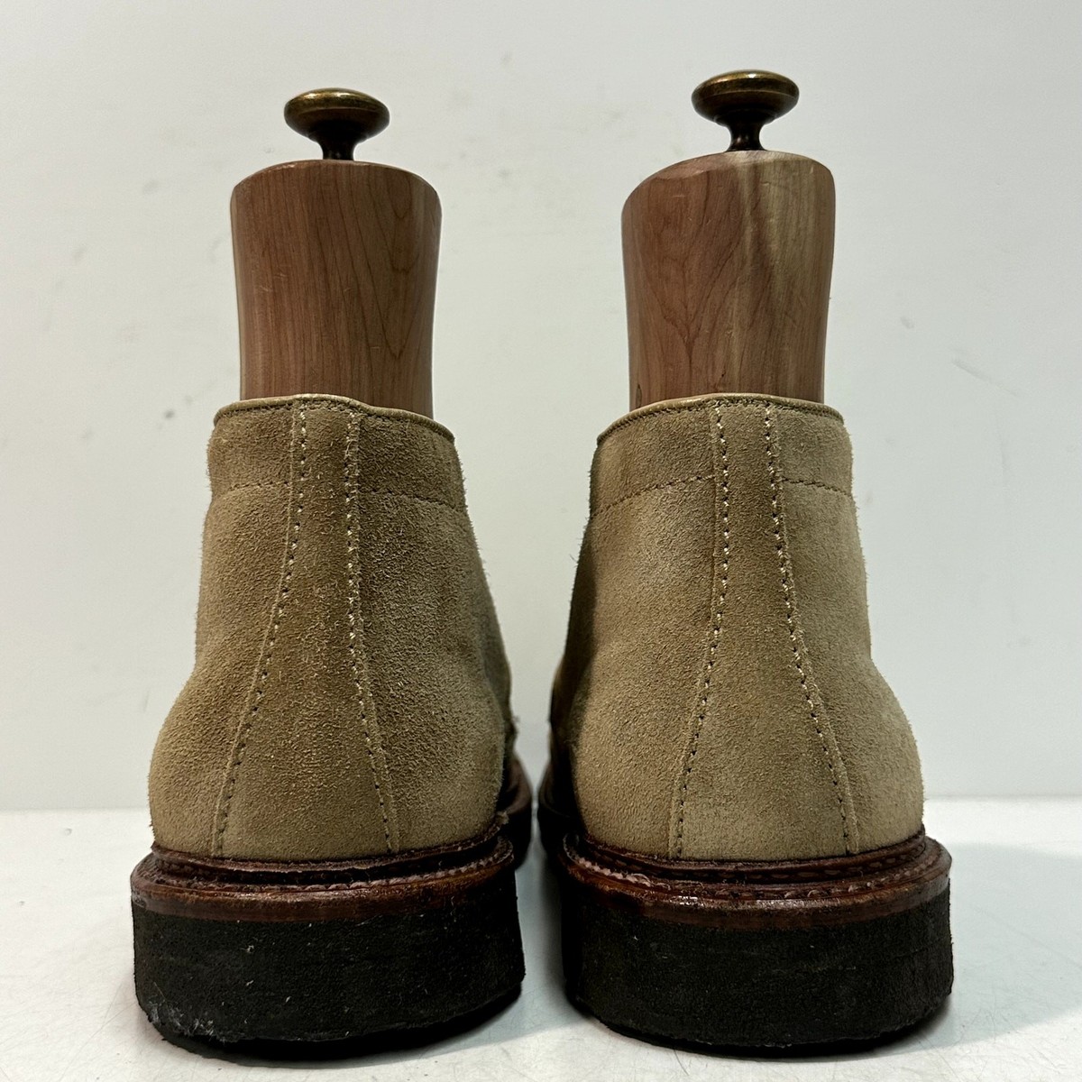 WORN ONCE Alden 14580 Desert Chukka Boot Tan Suede Crepe  display picture 2