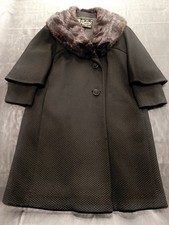 Vintage mink collar coat By Rubin Of New York Imported From Italy