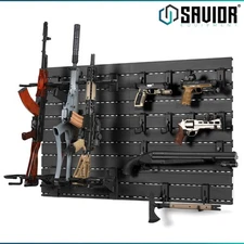 Slat Wall Rack System Mount Rifle Carbine Shotgun Pistol Firearm Display Hook