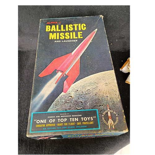 Scientific Products Co Alpha-1 Ballistic Missile & Launcher Kit No.105 Vintage