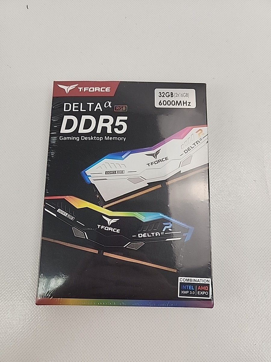 TEAMGROUP T-FORCE DELTA RGB 32GB (2 x 16GB) PC5-48000 (DDR5
