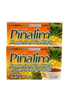 2 Pack Pinalim Original GN+Vida Tea Piñalim Pineapple Diet 60 Days