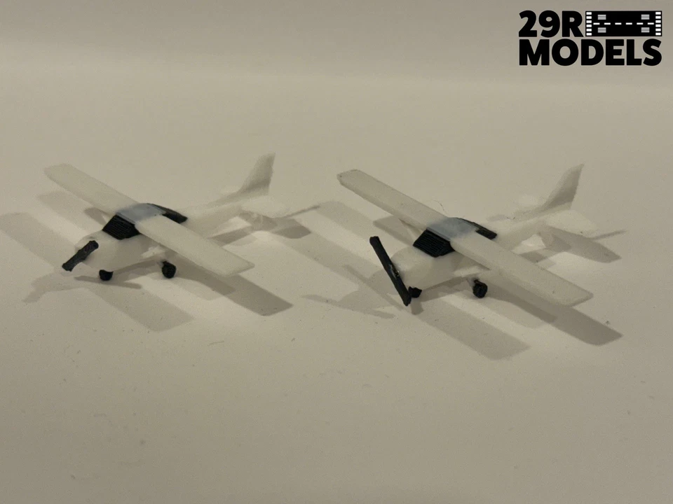 1/200 Scale Cessna 172 Skyhawk 3D Printed Airplane Model (2-PACK) - Image 2 of 4