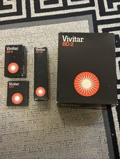 4pc Lot Vivitar Camera Parts Original Box  s BD-2, SB-6, CB-35 , CR-1 Japan