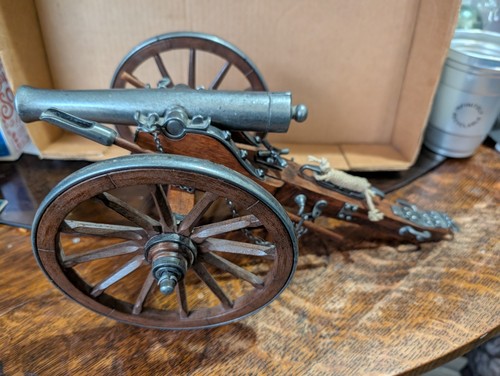 CIVIL WAR CANNON DAHLGREN 1861 AMERICAN FIELD VINTAGE Model Wood Metal Spain