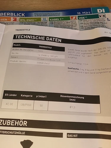 Enders Gas-Heizstrahler 5450,Heizpilz Terrassenheizer - Bild 3 von 12