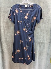 Roxy Wrap Dress Women's 6 Floral Lightweight Casual Bohemian