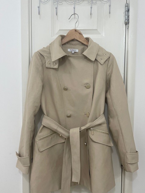 Morgan GLADIA Beige Trenchcoat UK Size 10 RRP £109