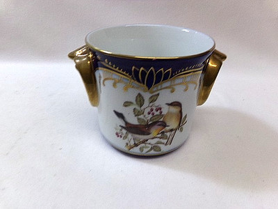 M.O. Manufaktur Othengrafen Langenfeld 1 Henkelbecher blau/gold