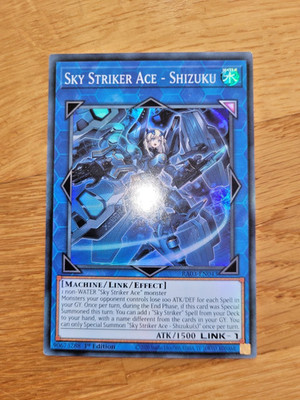 Sky Striker Ace Shizuku RA03-EN043 Super Rare English 1st Edition