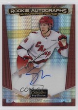 2024-25 O-Pee-Chee Platinum Rookie Red Prism 23/30 Scott Morrow #R-SM Auto 08a0