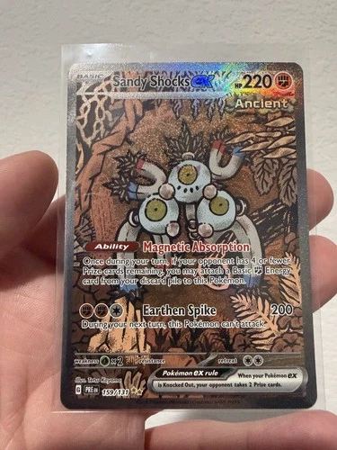Pokemon TCG Prismatic Evolutions Sandy Shocks EX 159/131 Special Illustration NM