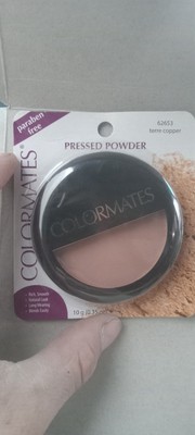 Colormates Pressed Powder - Terre Copper #62653  Paraben Free 10g/0.35 Oz