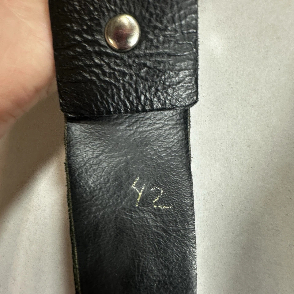 Cinturón Kippys Western Cuero Estrás Talla 42-46 Negro Unisex XXL Plus Foto 4 de 4